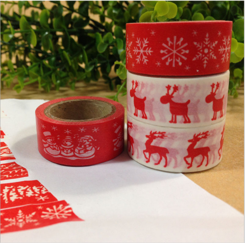 christmas and paper tape