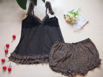 出口外贸原单女睡衣 性感蕾丝高档情趣套装睡