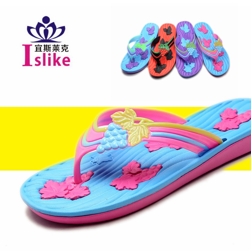 【订单】厂家直销夹脚人字女拖鞋 EVA双色舒适拖鞋 外贸拖鞋