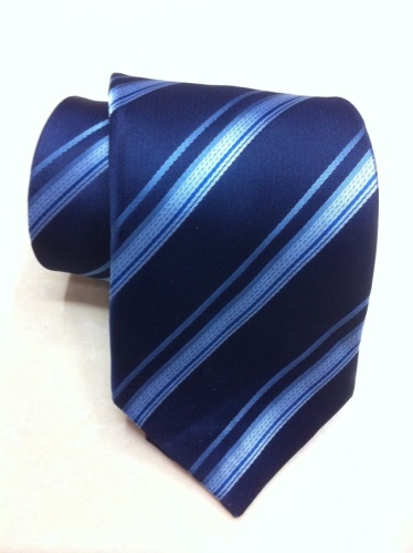 Qiliang Tie Workwear Business Wear Dark Blue Twill Dots