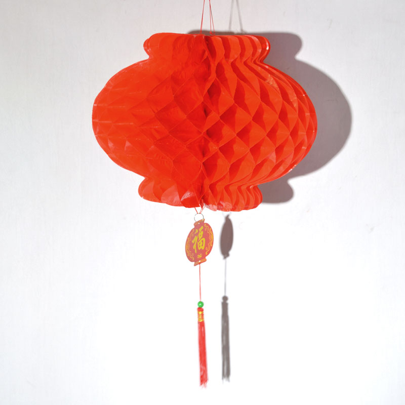 PVC大红色宫灯喜庆用品塑料纸灯笼  平安灯及婚庆用品
