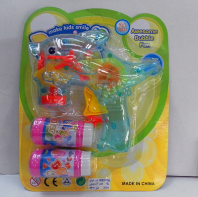 Boards inside transparent plastic educational toys children's toys inertia Flash Dolphin bubble gun