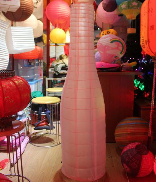 厂家直销新款外贸纸灯笼 瓶形大规格纸灯笼