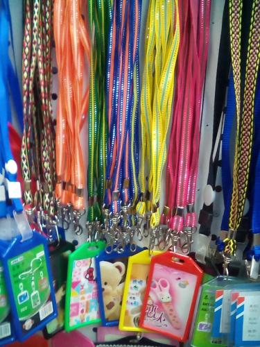 Silver Edge Multicolor Rope Student Card Cover Rope Lanyard Cartoon Lanyard Personalized Lanyard