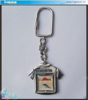 衣服款式金属钥匙扣 克罗地亚旅游纪念品 可定