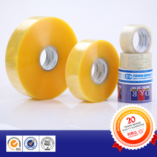 transparent yellow sealing tape 4.5*1000m automatic sealing machine li shunda