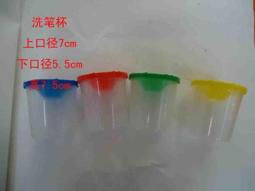 plastic palette cup paint cup painting brush cleaning cup plastic cup