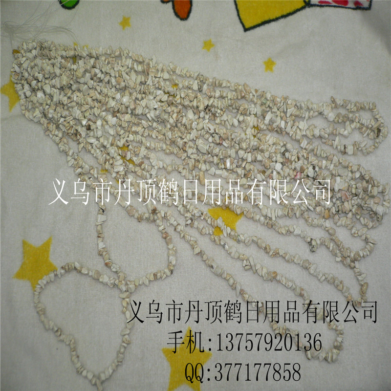 天然白爆花松碎石半成品 手工材料 DIY配件