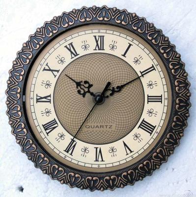 Factory direct selling antique inlaid clock case, clock head, resin picture frame, iron crafts, quartz clock accessories
