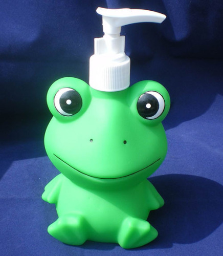 cartoon bath bottle， hand sanitizer bottle. animal bottle， frog bath bottle