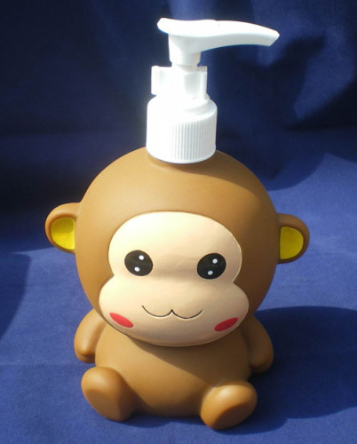 Cartoon Bath Bottle， Hand Sanitizer Bottle， Animal Bottle， Hee Monkey Bath Bottle