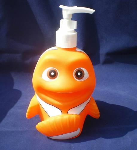 Cartoon Bath Bottle， Hand Sanitizer Bottle， Animal Bottle， Clownfish Bath Bottle.