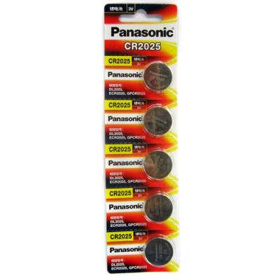 Panasonic CR2025 lithium battery 3V
