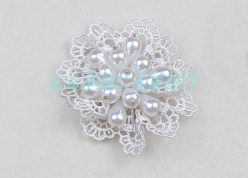Water Drop Pearl Lace Handmade Shoe Ornament， Shoe Ornament Factory Wholesale， Handmade Corsage， Head Flower， Clothing Accessories