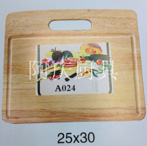 imported from thailand rubber solid wood cutting board cutting board fruit vegetable bread cheesecake pizza plate branding