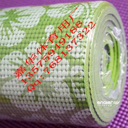 Printed PVC Yoga Mat Environmental Protection Yoga Mat 6mm Mat Floor Mat Jh10203