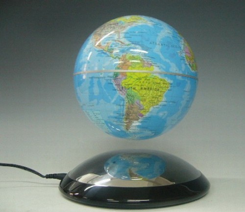 Factory Special Supply Suspended Maglev Globe Lower Suspension Charged PVC Crafts Decorative Globe