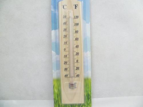 a023 wood thermometer glass temperature bimetallic thermometer indoor and outdoor thermometer