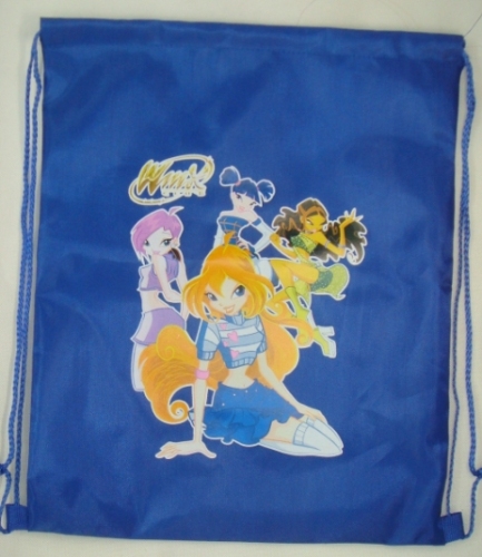 Digital Printing Bag， Cartoon Bag， Drawstring Bag， Shoulder Sports， Student Bapa