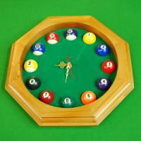 Billiards 8-Corner Clock