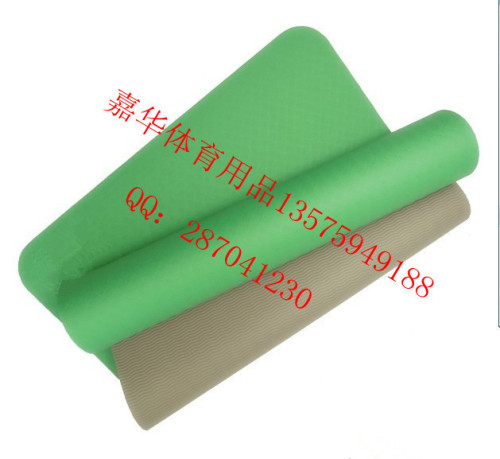 TPE Environmental Protection Yoga Mat 6mm/ 8mm Fitness Mat Yoga Blanket Non-Slip Exercise Fitness Mat Outdoor Exercise Mat