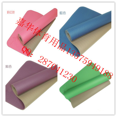 TPE Yoga Mat 6mm Lengthened 173cm Environmentally Friendly Yoga Mat Yoga Blanket Non-Slip Yoga Mat