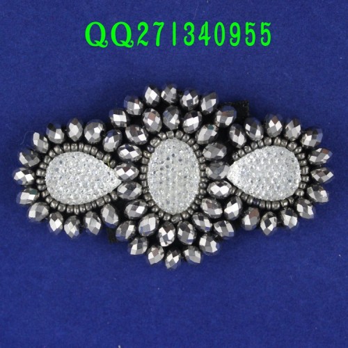 Arf0145 Korean Shoes Ornament Shoes Flower Resin Water Drop Crystal Shoes Flower Shoe Buckle Leather Shoes Accessories Ornaments