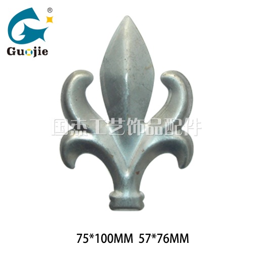 Home Manor Gun Head Stamping Parts Hardware Wrought Iron Ornament Accessories Crafts Decoration