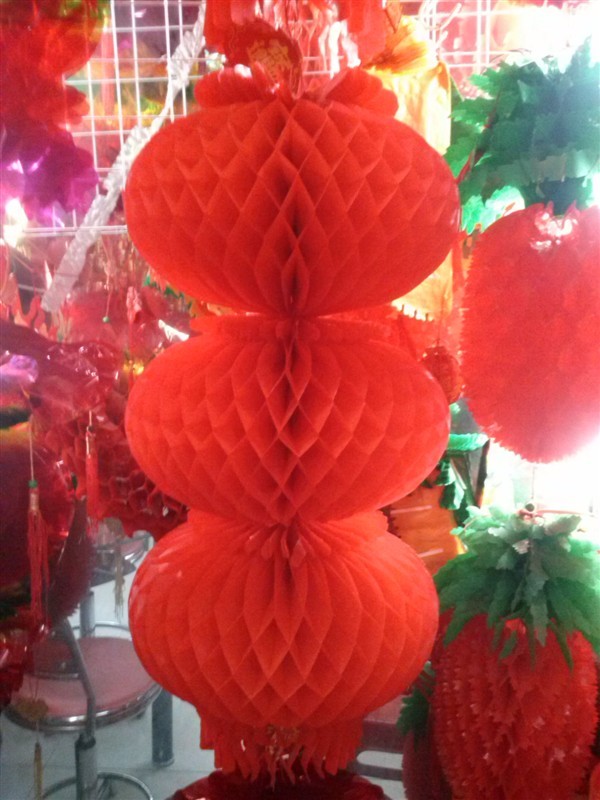 塑料纸窜灯喜庆灯笼婚庆灯笼 节日灯笼折叠灯笼蜂窝灯笼