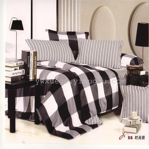 all cotton bedding fashion personality pattern breathable new year gift 100% factory direct sales-fashion street