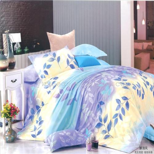 Boutique Home Textile Cotton Twill 128*68 Full Active Printed Four-Piece Bedding Set Bedding Factory Direct Sales Drunk Wind 