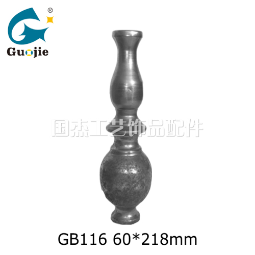 multi-section multi-waist metal block connection iron pillar thin waist vase accessories