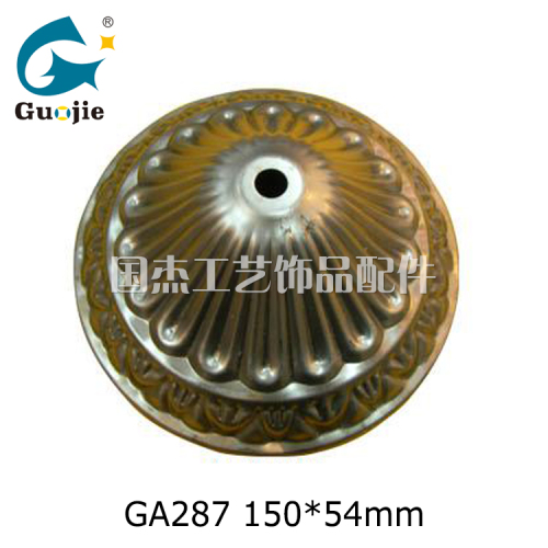 specializing in the production of iron parts lighting base iron disc round support candlestick accessories