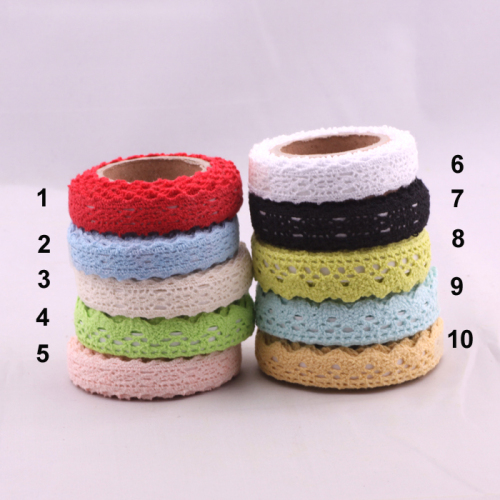 lace lace tape diy lace tape sticker hollow lace tape sticker creative lace tape pure cotton lace fabric tape stationery tape