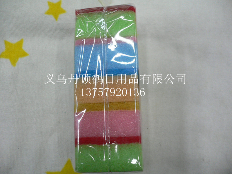钢丝棉 百洁布 洗碗巾 不沾油 海绵百洁布 彩海绵百洁布