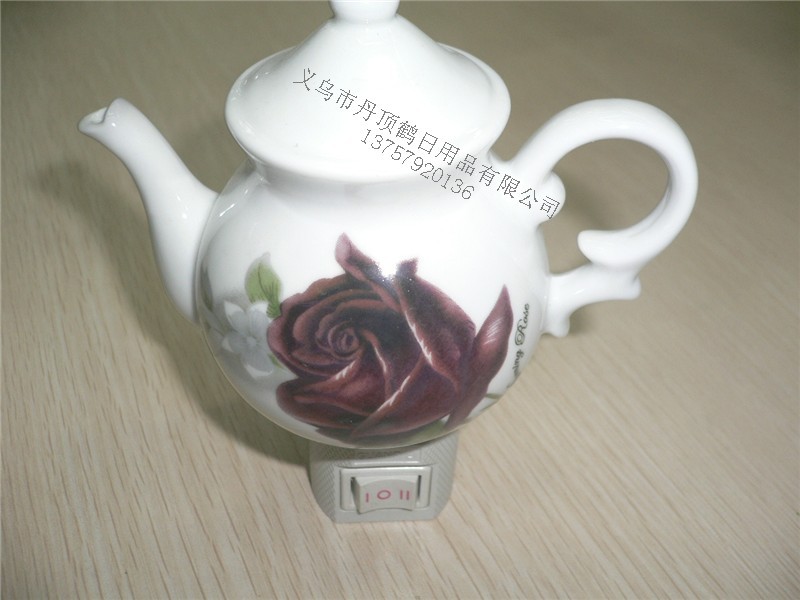 陶瓷小夜灯 香薰陶瓷小夜灯 香薰灯 小夜灯批发 普通小夜灯