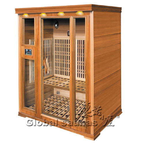 003C Model Three-Person Cedar Sauna House
