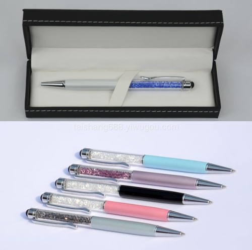 supply swarovski crystal ballpoint pen crystal pen capacitive touch screen pen new conductive cloth capacitive stylus