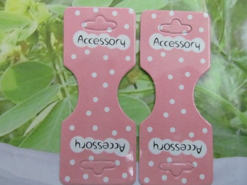Self-Produced DIY Jewelry Accessories Necklace Jewelry Packaging Card 3.8*9 Specification Elevator Card 