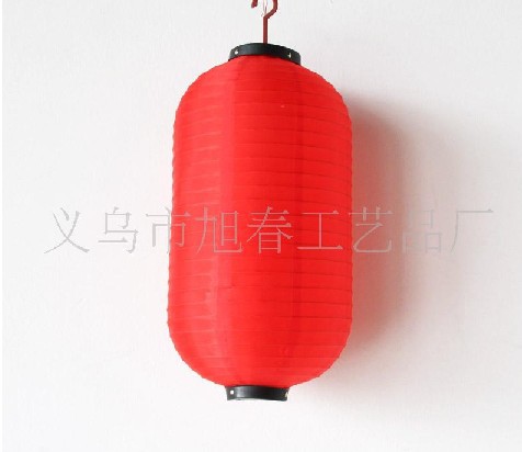 供应8“黑盖喜庆绸布钢丝灯冬瓜灯