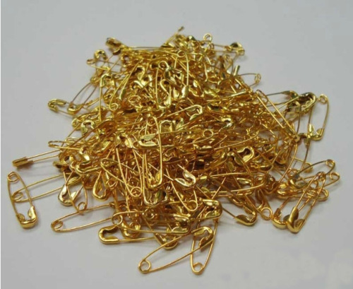 insurance small pin clothing accessories gold sier 4.8 yuan 1000 safety safety pin