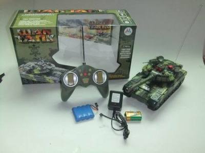99,938 r/c battle tank, with music, video games, including batteries