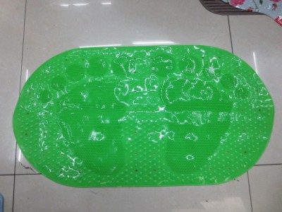 Solid color bath mat for feet