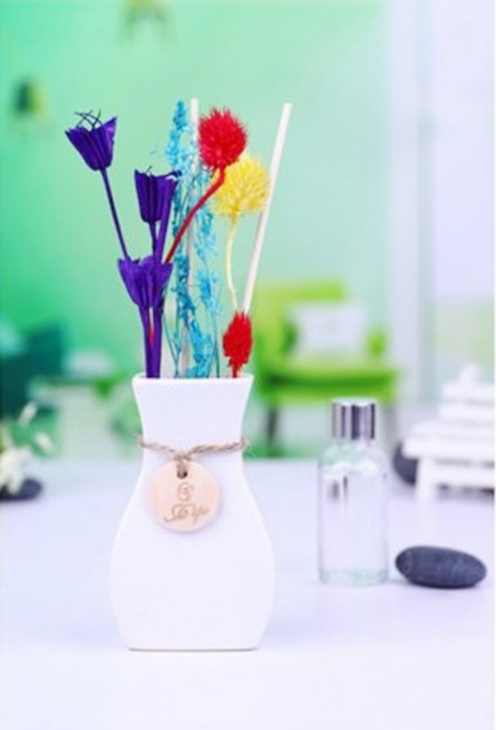 特价批发,诗语藤球冰裂纹锥形瓶 /无火香薰/藤条香熏精油套装