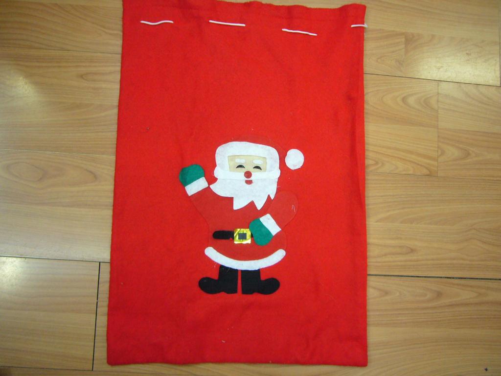 大红无纺布贴花袋