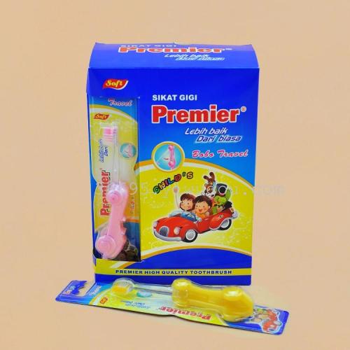 Foreign Trade Toothbrush Wholesale Premier 8756# Children‘s Car Foldable Toothbrush
