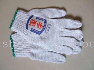 Jisheng Chain 600G Bleached Cotton Gloves