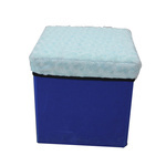 Ge Lai Stay at Home Multi-Functional Plush Square Folding Stool