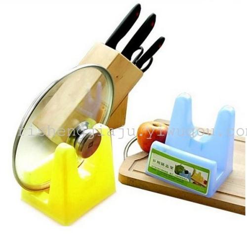 multi-function pot cover rack with oil leakage tank cutting board rack cutting board rack cutting board rack hanging rack pot lid rack rs-8013