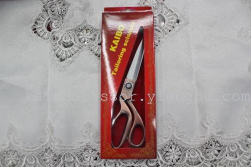 Kaibo Brand high-End Gift Box Packaging High Quality Bronze Stainless Steel Scissors Tailor Scissors Kb687 